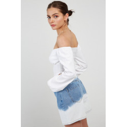 Crop Top hombros descubiertos