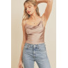 Crop top de Satin