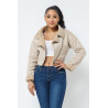 Chaqueta  corta nude