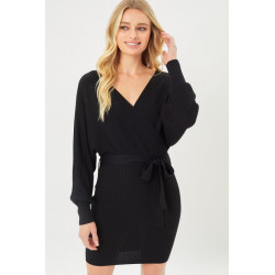 Vestido corto de punto