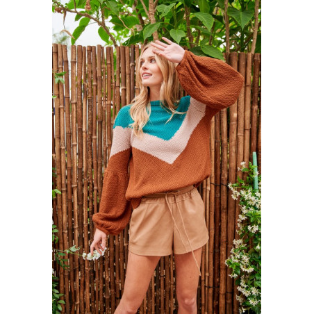 Sweater manga burbuja